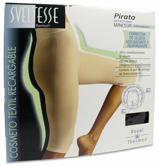 Sveltesse Panty Pirata Reductor Negro Talla XXL, 1 Ud