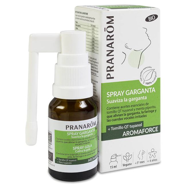 Pranarom Spray Garganta, 15 ml