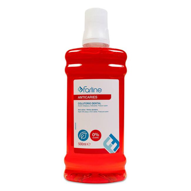 Farline Colutorio Anticaries sin Alcohol, 500 ml