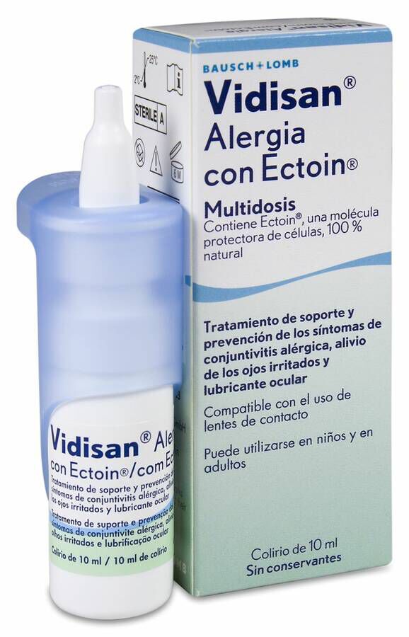 Vidisan Alergia con Ectoin Multidosis, 10 ml