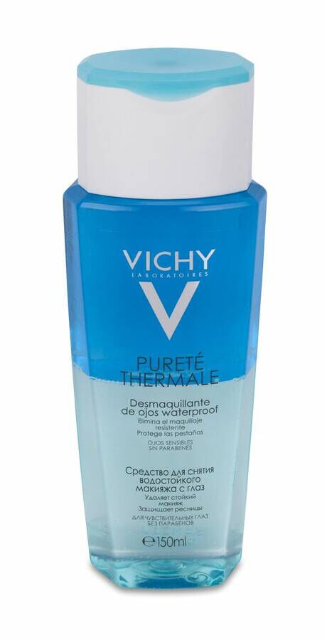 imagen de Purete Thermale Desmaquillante Ojos Antica&iacute;da Pesta&ntilde;as Waterproof, 100 ml