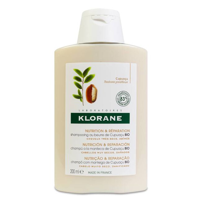 Klorane Champú Manteca de Cupuaçú, 200 ml