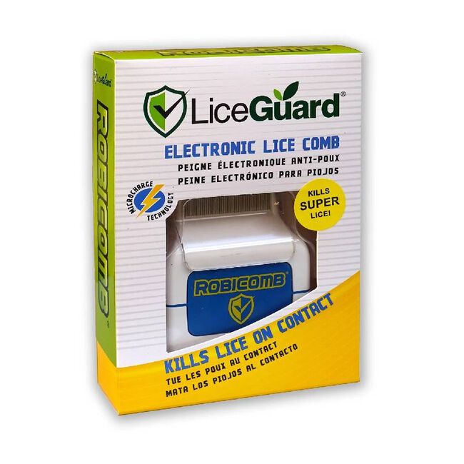 Lice Guard Robi Comb Peine Electrónico Para Piojos, 1 Unidad