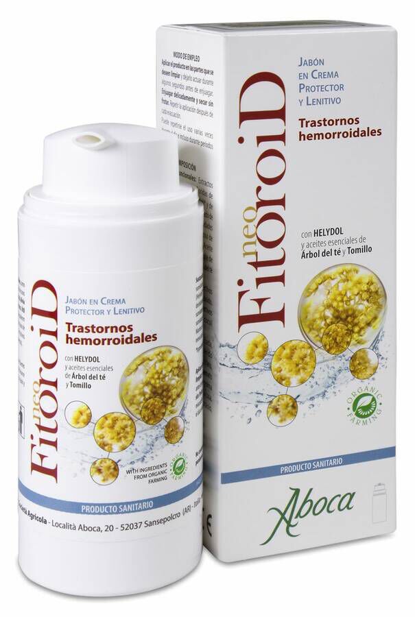 Aboca Neofitoroid Jabón en Crema Protector y Lenitivo, 100 ml