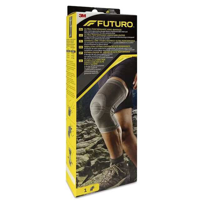 3M Futuro Rodillera Estabilizadora de Alto Rendimiento Talla M, 1 Unidad