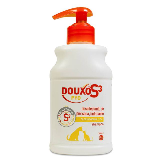 Douxo S3 Pyo Champú Dermatológico para Perros y Gatos, 200 ml