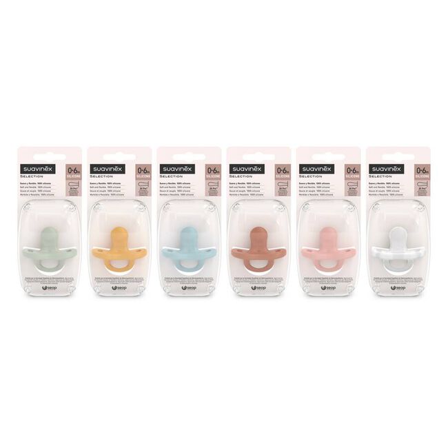 Suavinex Chupete Smoothie Todosilicona 0-6, 1 Unidad