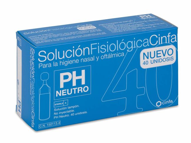 Cinfa Solución Fisiológica, 40 Monodosis