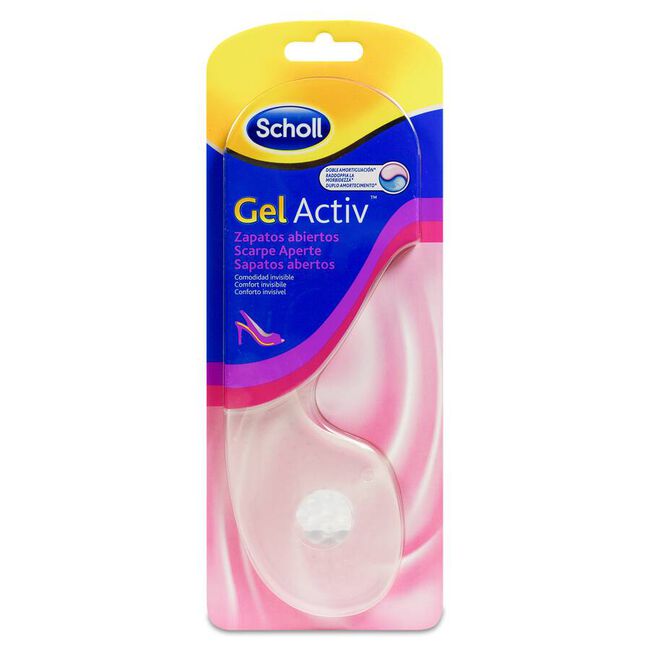 Scholl Plantilla GelActiv Zapatos Abiertos, 1 Par