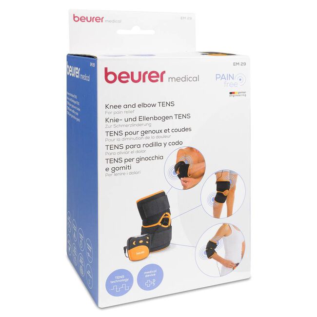 Beurer Electroestimulador Rodilla Codo EM-29, 1 Unidad