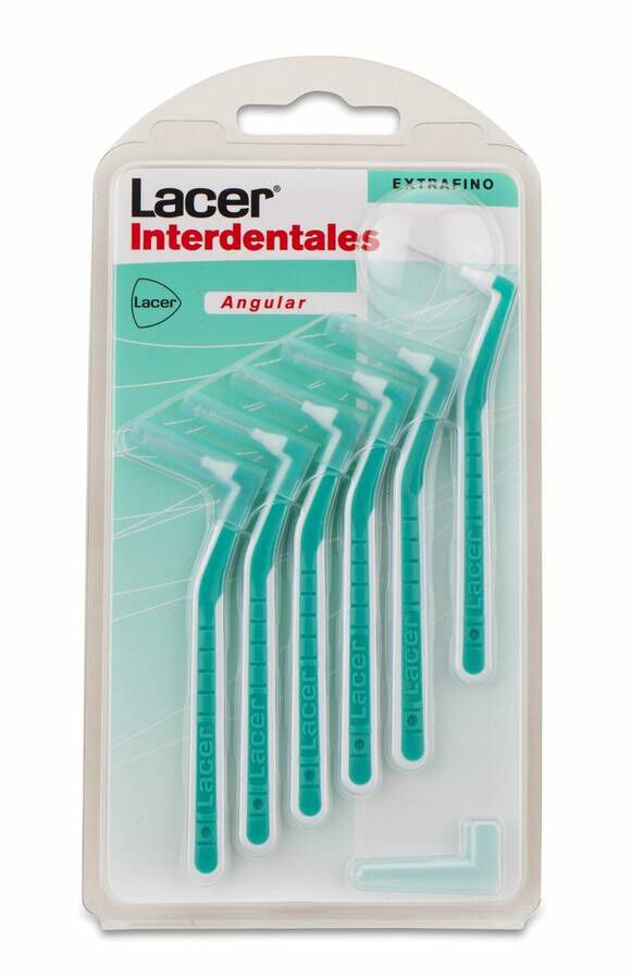 Lacer Cepillo Interdental Extrafino Angular, 6 Uds