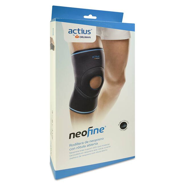 Orliman Neofine Rodillera de Neopreno con Rótula Abierta ACN803 Talla 2, 1 Unidad