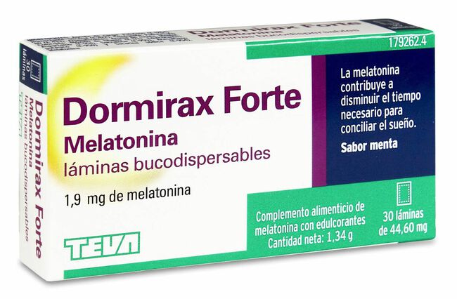 Dormirax Forte 1,9 mg Melatonina, 30 Comprimidos