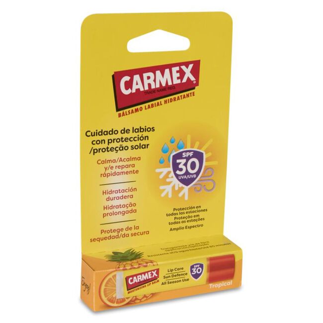 Carmex Stick Labial Tropical Spf15, 1 Unidad