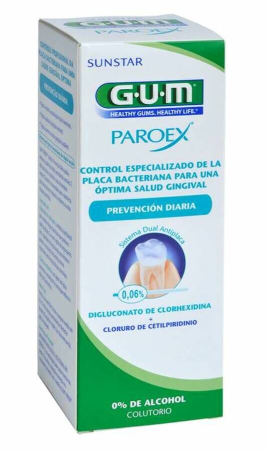 GUM Paroex Prevención Gingivitis Colutorio, 500 ml