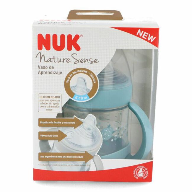 Nuk Nature Sense Biberón Entrena, 150 ml