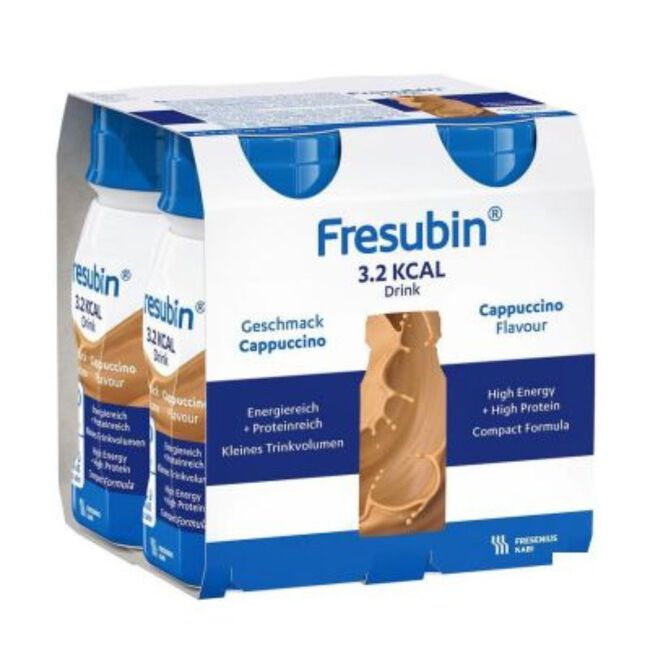 Fresenius Fresubin 3.2 Kcal Drink Capucchino, 4 x 125 ml