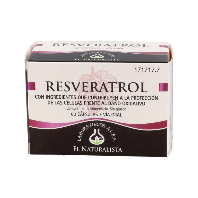 El Naturalista Resveratrol, 60 Cápsulas