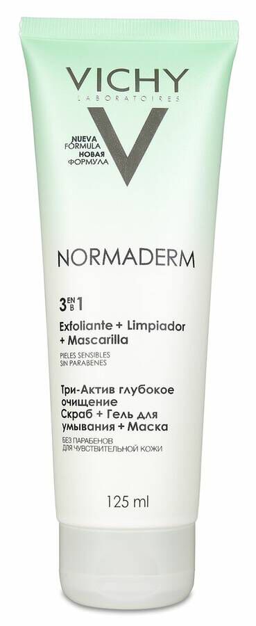 Vichy Normaderm limpiador Tri-Activ, 125 ml