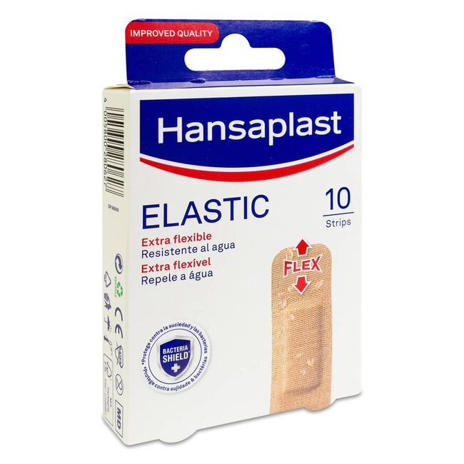 Hansplast Elastic Apósitos, 10 uds