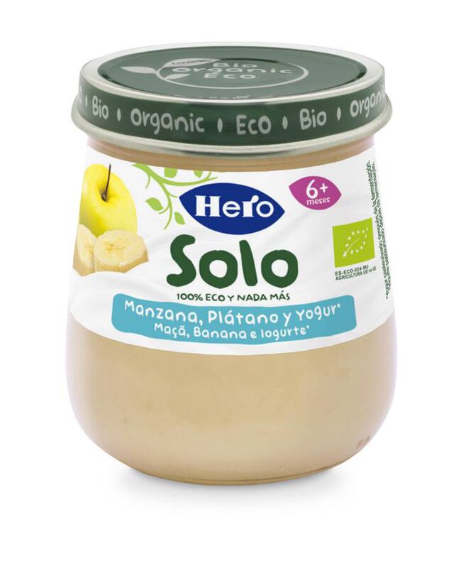 Hero Baby Solo Manzana, Plátano y Yogur