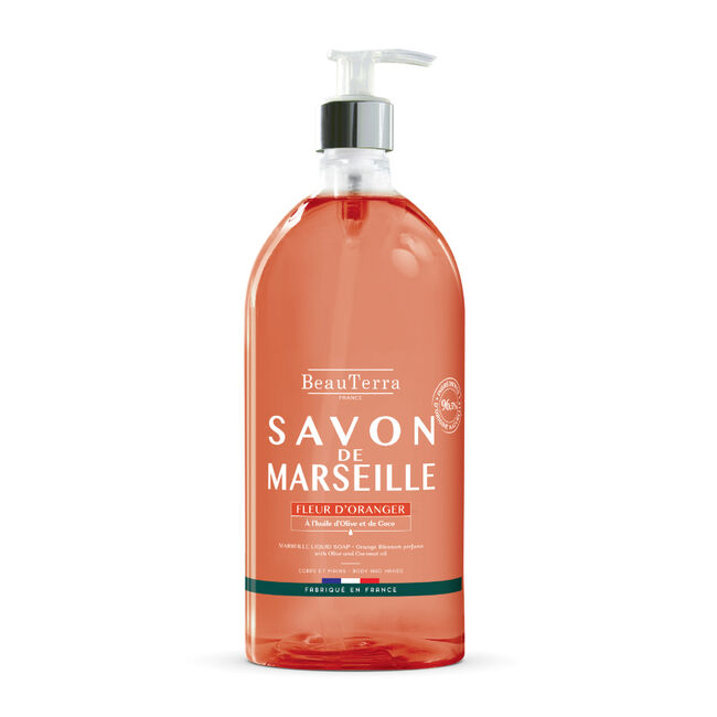 imagen de Beauterra Jab&oacute;n de Marsella Flor de Naranjo, 1 l