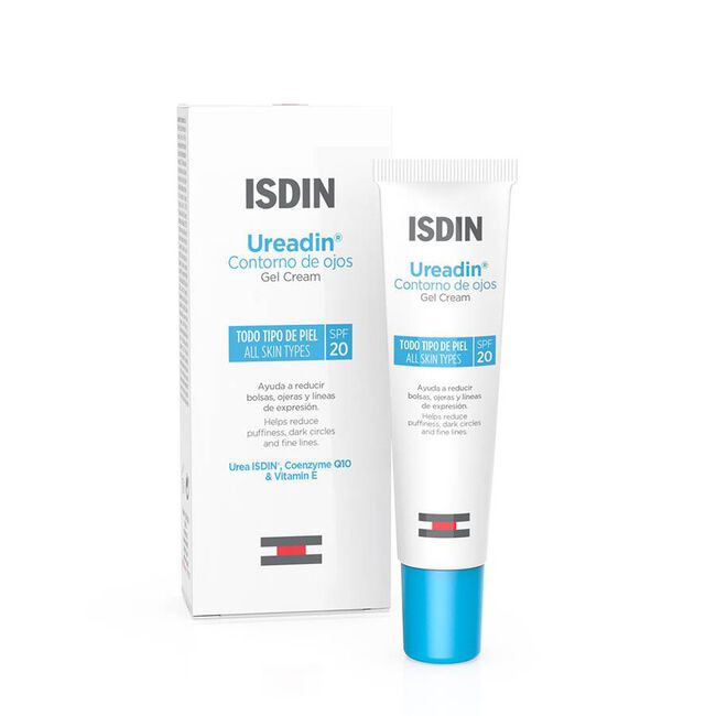 Isdin Ureadin Gel-Crema Contorno de Ojos Antiedad, 15 ml