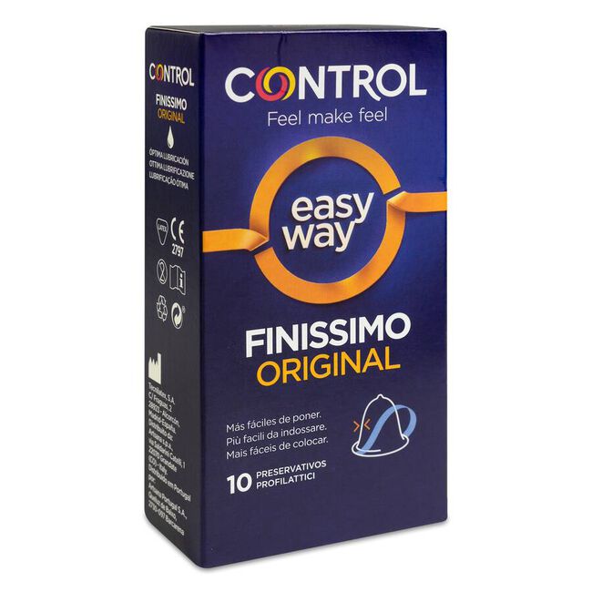 Control Preservativos Finissimo Easy Way, 10 Unidades