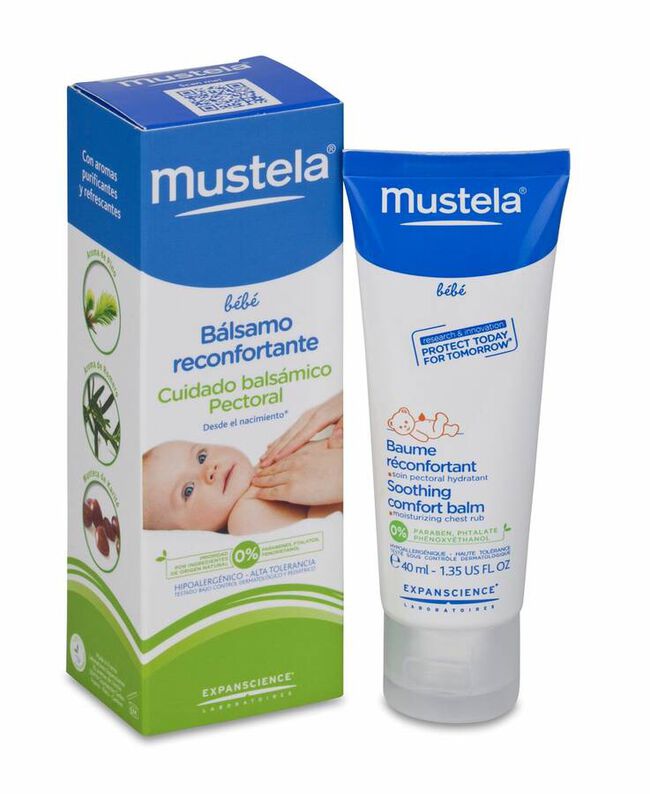 Mustela Bálsamo Refonfortante Pectoral, 40 ml