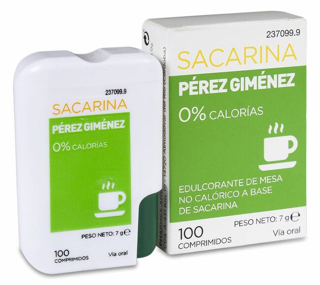 Pérez Giménez Sacarina, 100 Comprimidos