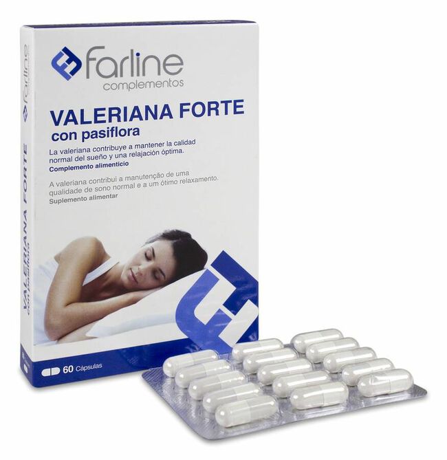 Farline Valeriana Forte, 60 Cápsulas