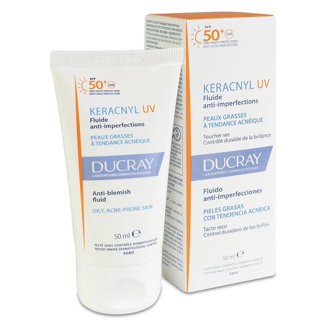 Ducray Keracnyl UV Fluido Anti- Imperfecciones SPF 50+ UVA 1 ENVASE 50ml