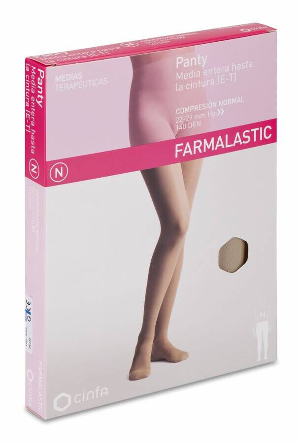 Farmalastic Panty de Compresión Normal Talla Grande, 1 Ud