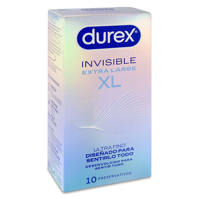 Durex Invisible Xl, 10 Unidades
