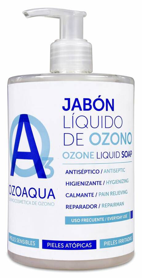 Ozoaqua Jabón Líquido de Ozono, 500 ml