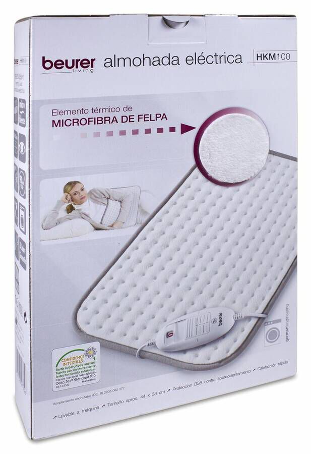 Beurer Almohadilla Eléctrica HKM-100 de 44 x 33 cm, 1 Unidad