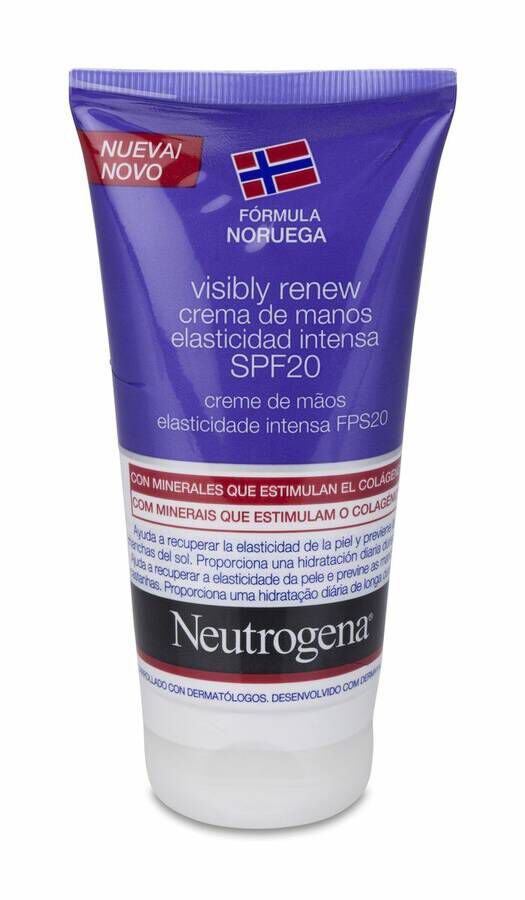 Neutrogena Visibly Renew SPF 20 Crema De Manos Elasticidad Intensa, 75 ml