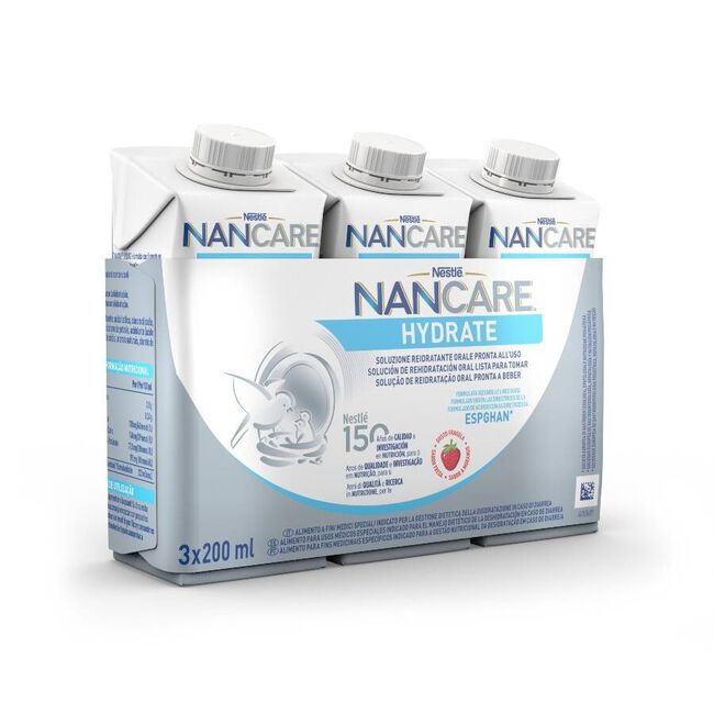 NAN Care Hydrate Líquido, 3 x 200 ml
