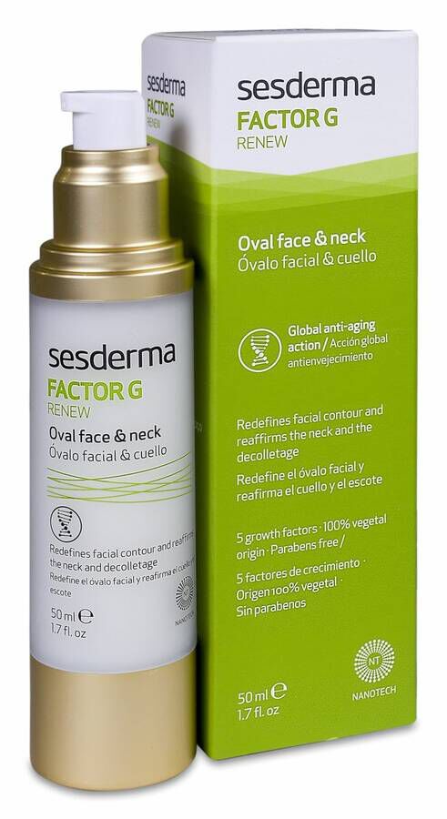 Sesderma Factor G Renew Óvalo Facial y Cuello, 50 ml