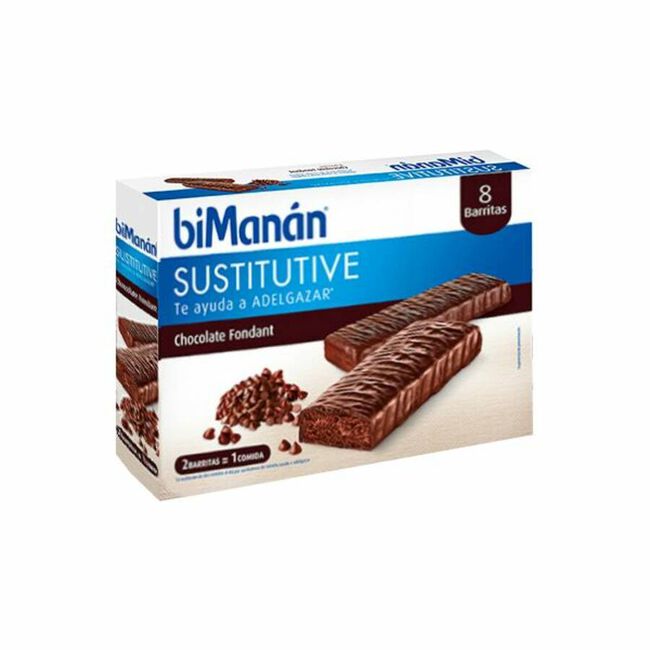 biManán Barritas Chocolate Fondant, 24 Uds