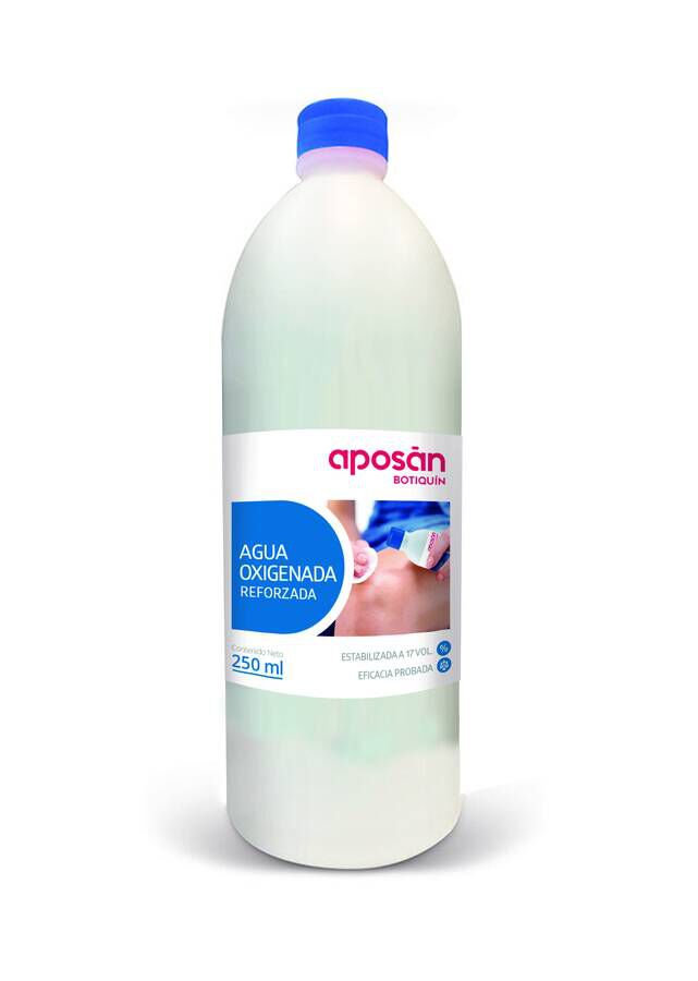 Aposán Agua Oxigenada Reforzada, 250 ml