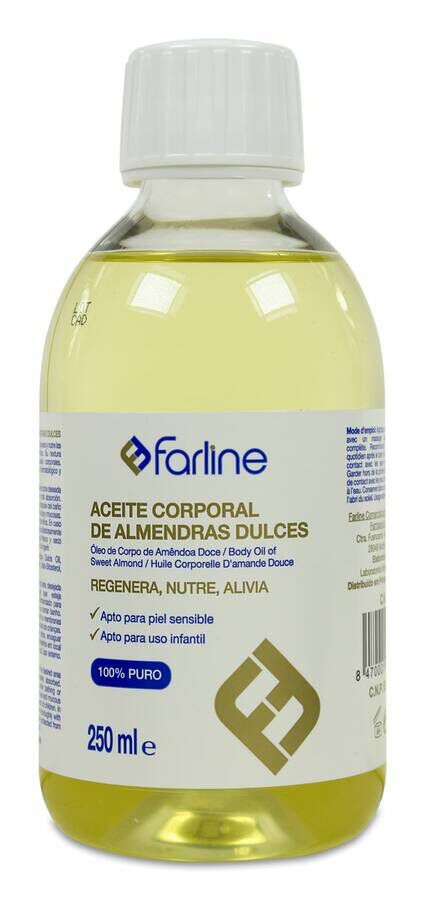Farline Aceite Corporal de Almendras Dulces, 250 ml