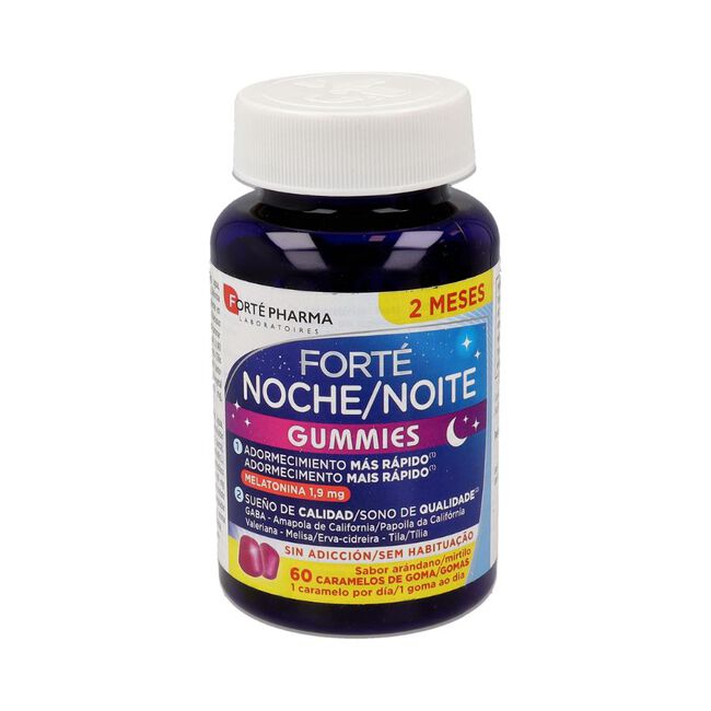 Forte Noche Gummies, 60 Caramelos