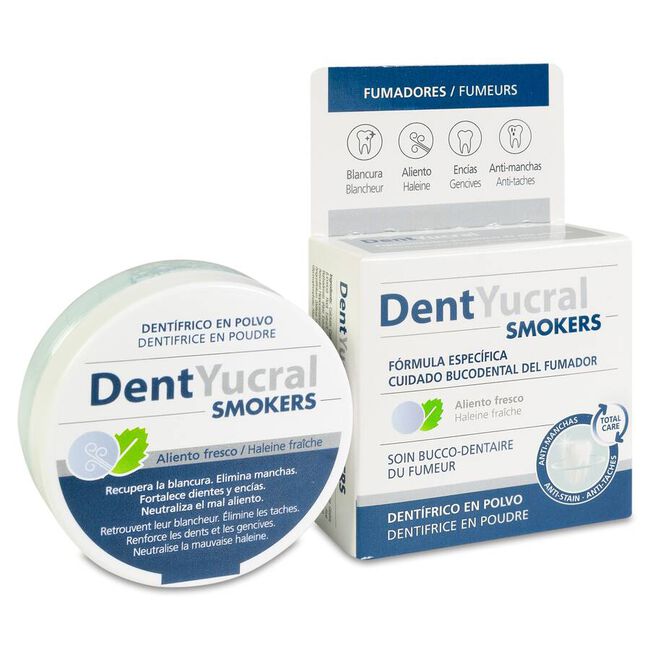 Eucryl Fumadores Dentífrico en Polvo, 1 Ud