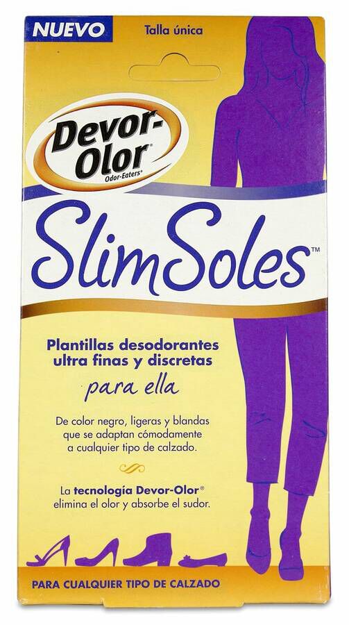 Devor-Olor Plantillas Mujer Ultrafinas, 1 Par