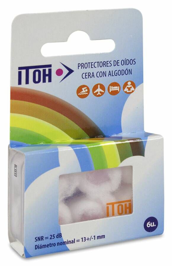 TAPONES DE CERA PROTECTORES OÍDOS SALVOIS, 8uds.