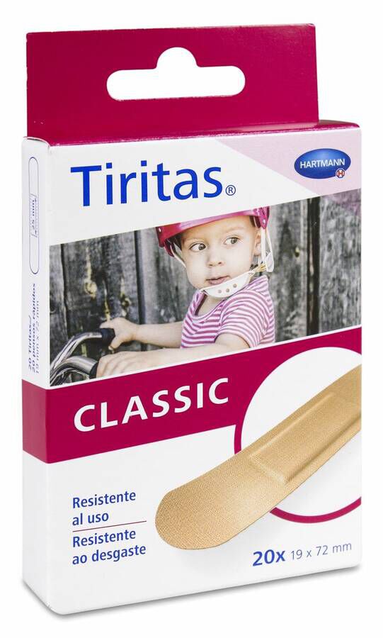Tiritas Classic 19 x 72 mm, 20 Uds