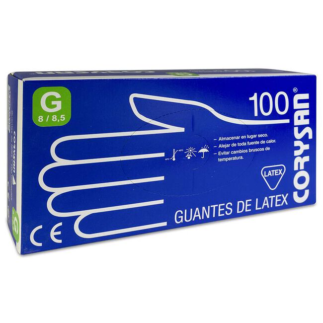 Corysan Guante de Látex Talla Grande