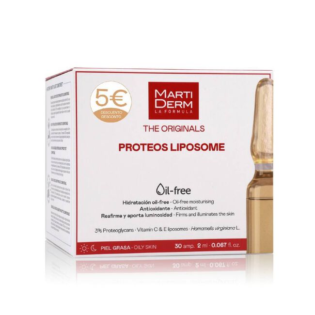 Promoción MartiDerm Proteos Liposome Oil Free, 30 Ampollas