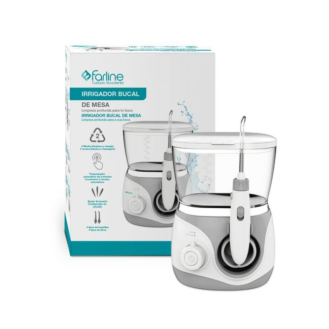 Farline Irrigador Bucal de Mesa, 1 Unidad